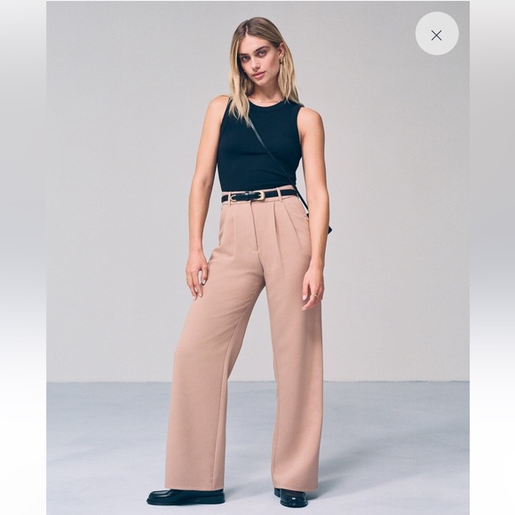 Abercrombie & Fitch Women’s Wide Leg Sloane Pants size 18L - Picture 4 of 4